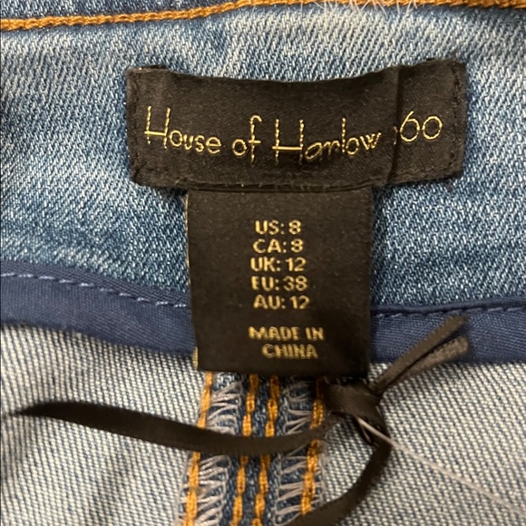 NWT Anthropology HOUSE OF HARLOW MIDI DENIM DRESS SIZE 8 - Picture 5 of 5